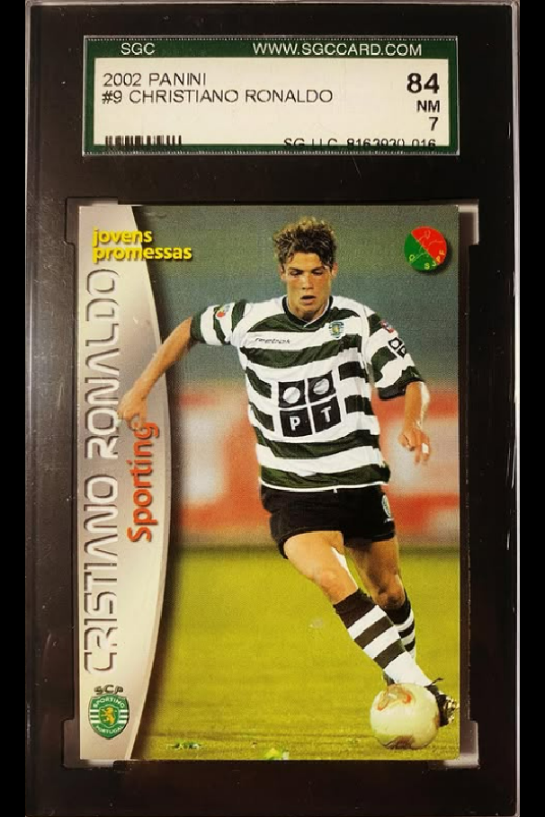 2002 Panini Sports Mega Craques #137 Cristiano Ronaldo