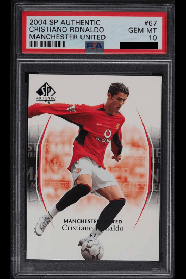2004 SP AUTHENTIC MANCHESTER UNITEDCRISTIANO RONALDO 67
