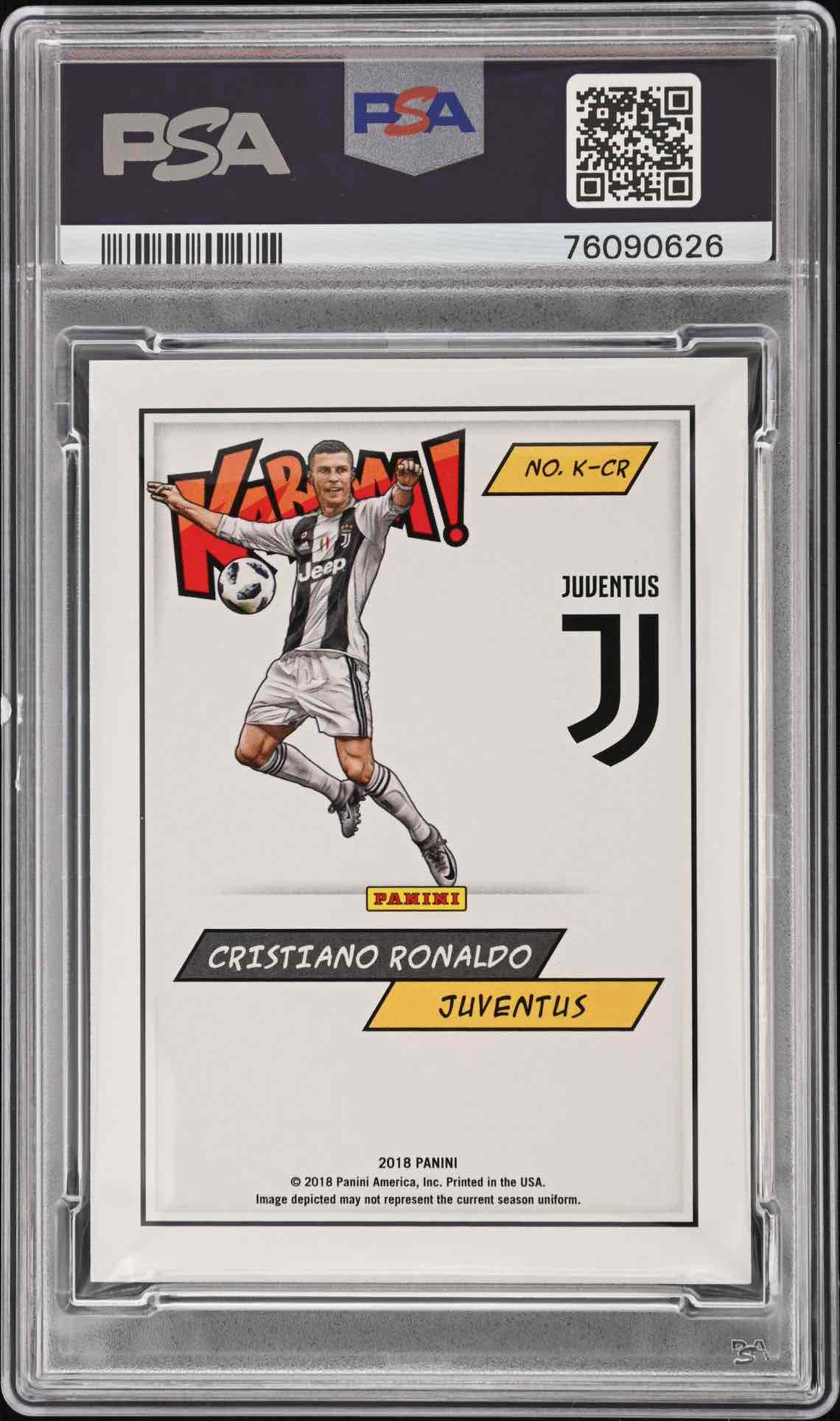 2018 PANINI KABOOM! | GOLD [#04/10]CRISTIANO RONALDO CR — back