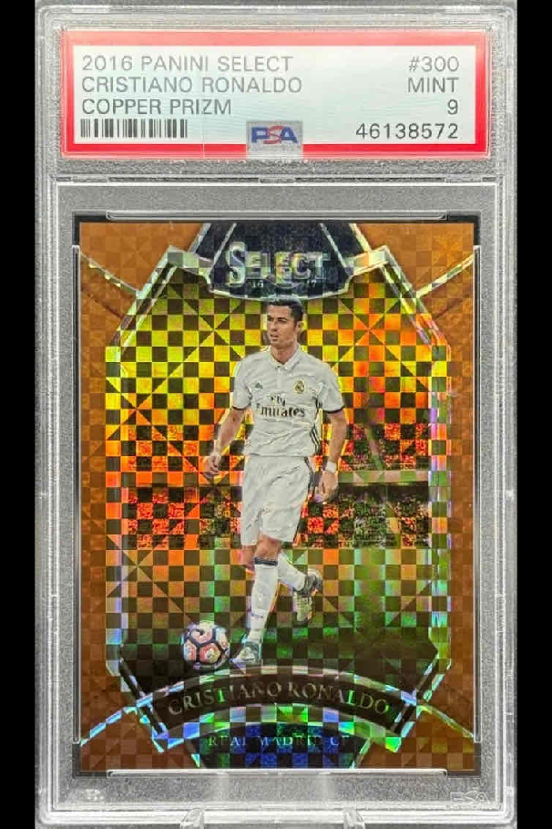 2016 PANINI SELECT | COPPER PRIZM [#/49] CRISTIANO RONALDO 300
