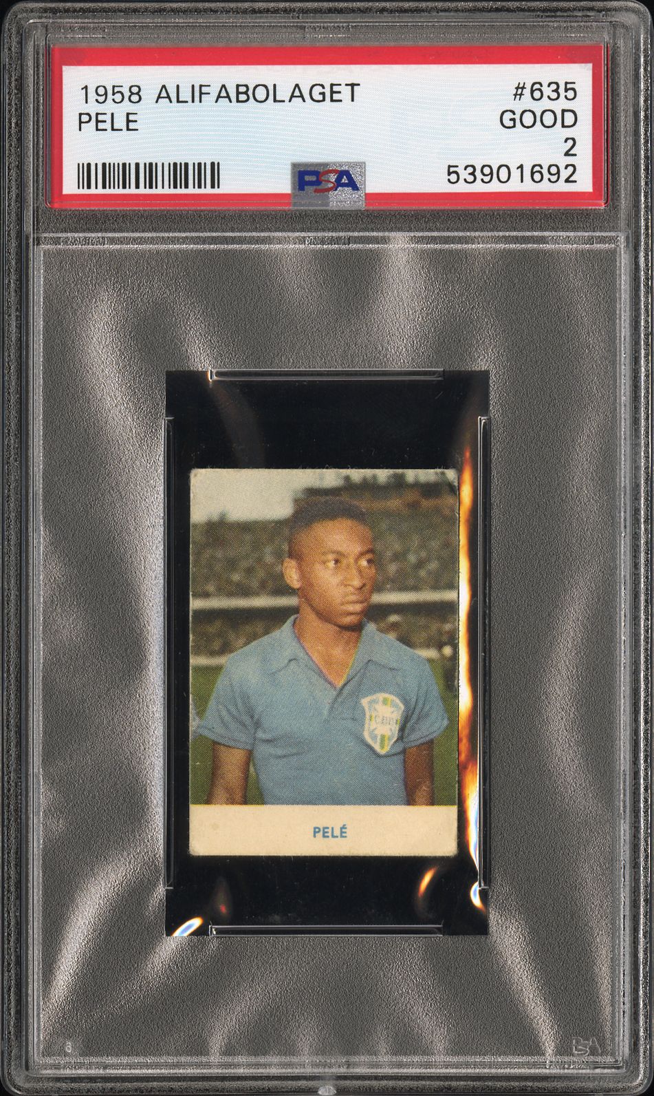 1958 ALIFABOLAGET ROOKIE CARD PELE 635