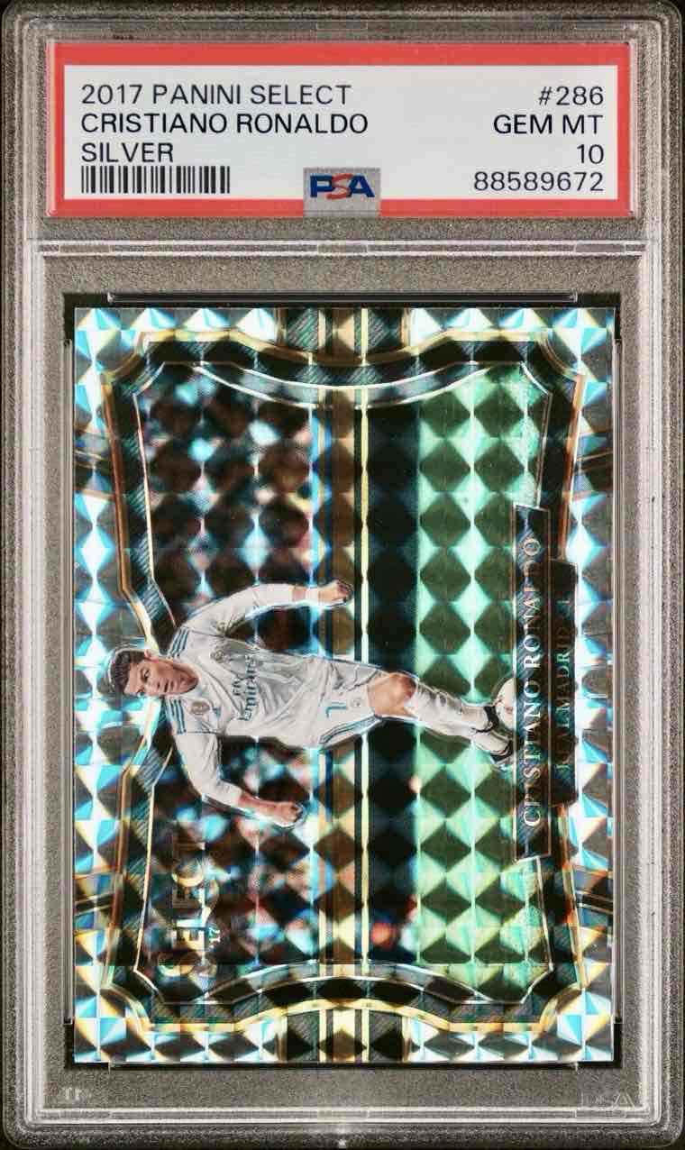 2017 Select Cristiano Ronaldo Field Level Silver - PSA 10