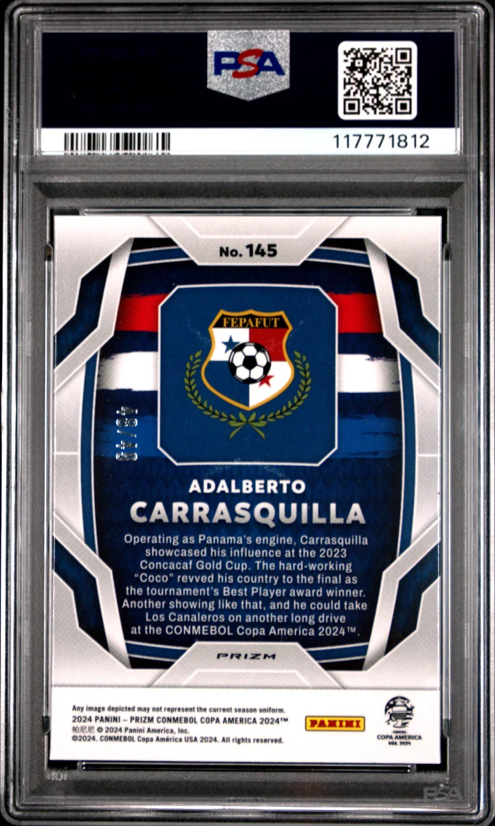 2024 PANINI PRIZM CONMEBOL COPA AMERICA | PURPLE PRIZM — back