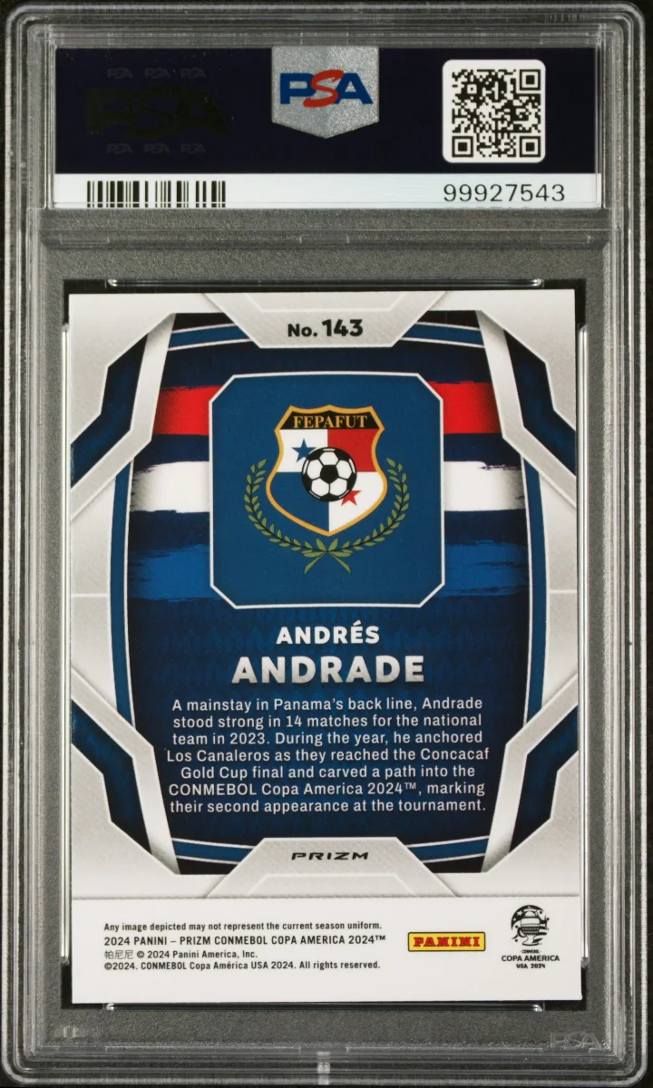 2024 PANINI PRIZM CONMEBOL COPA AMERICA | WHITE SPARKLE — back