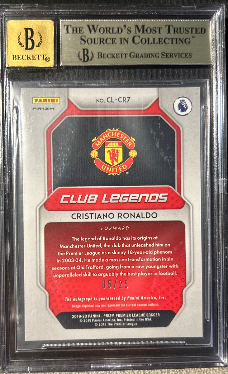 2019 CR7 Man Utd Legends — back