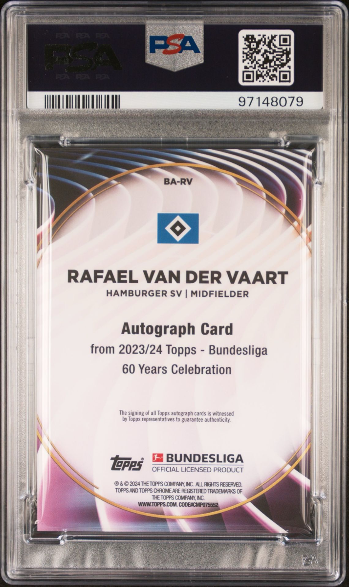 Rafael van der Vaart - Base Auto — back