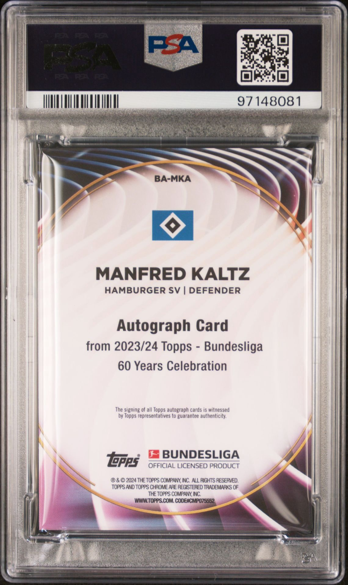 Manfred Kaltz - Auto /60 — back