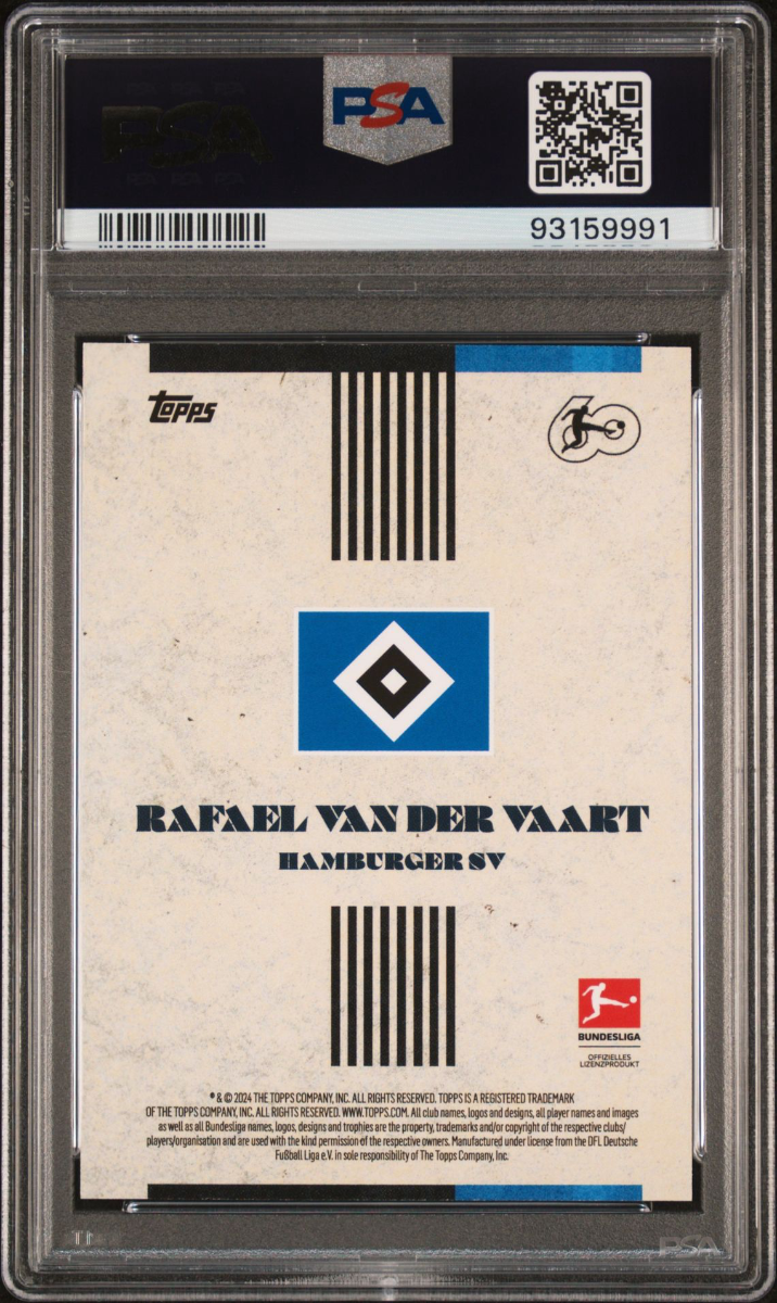 Rafael van der Vaart - Blue /99 — back