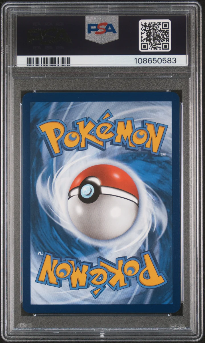 2025 POKEMON PRISMATIC EVOLUTIONS UMBREON EX SPECIAL ILLUSTRATION RARE PSA 9 back