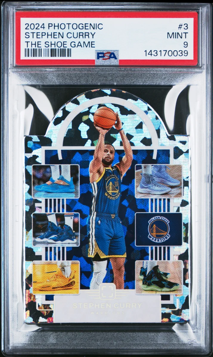 2024 PANINI PHOTOGENIC THE SHOE GAME STEPHEN CURRY PSA 9