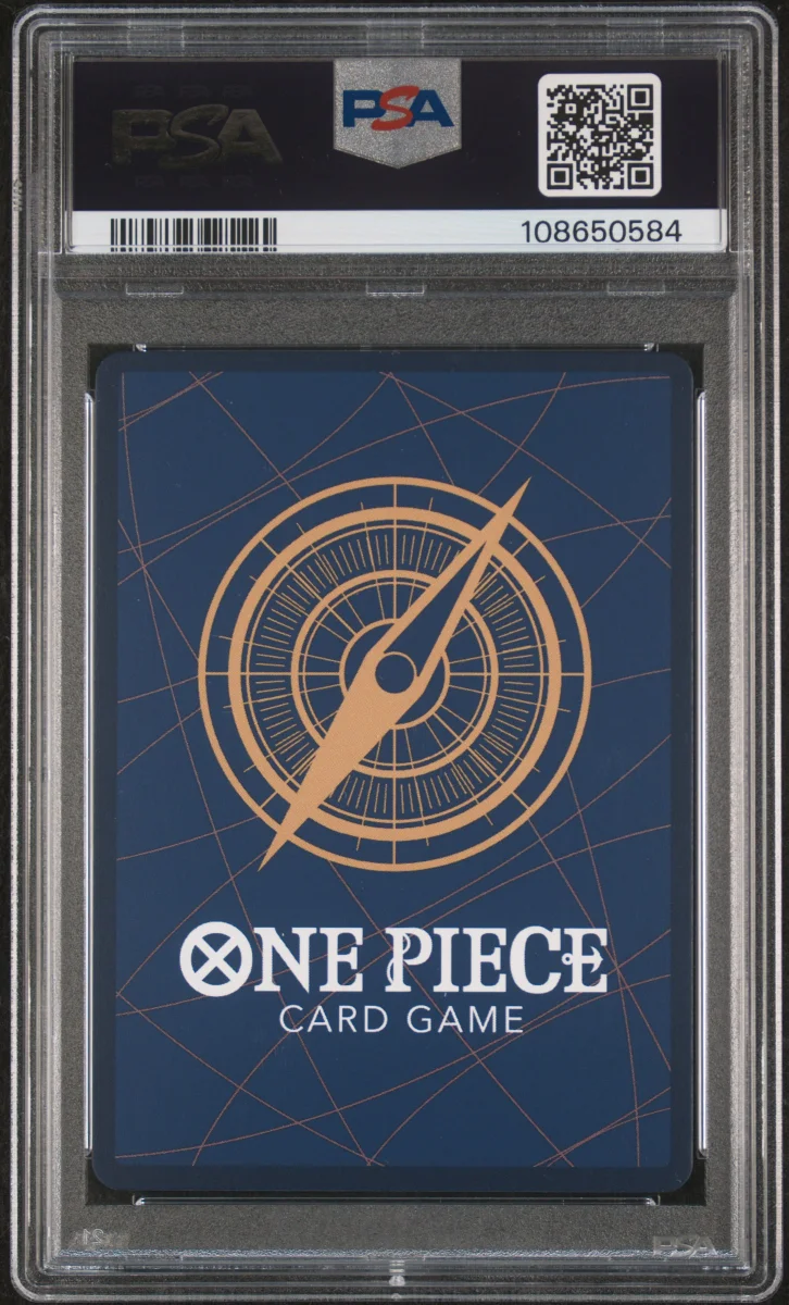 2024 ONE PIECE PRB01 MONKEY D. LUFFY MANGA ALTERNATE ART PSA 10 back