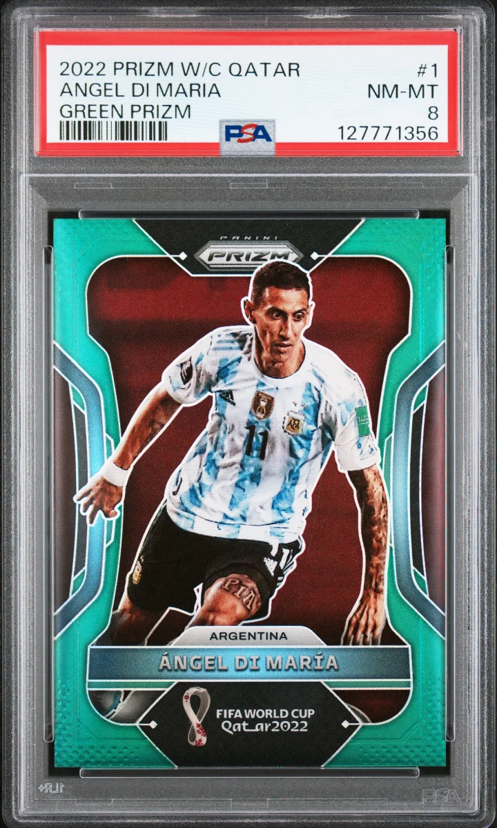 2022 Panini Prizm World Cup Prizms Green #1 Ángel Di María