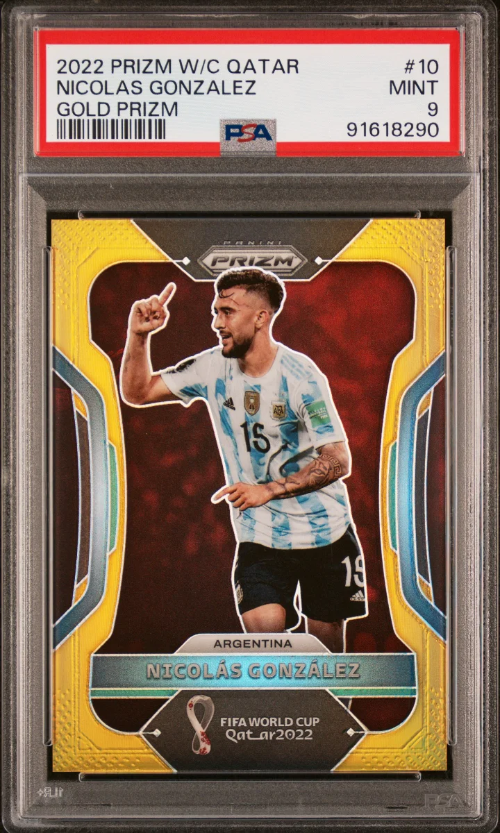 2022 Panini Prizm World Cup Prizms Gold #10 Nicolás González