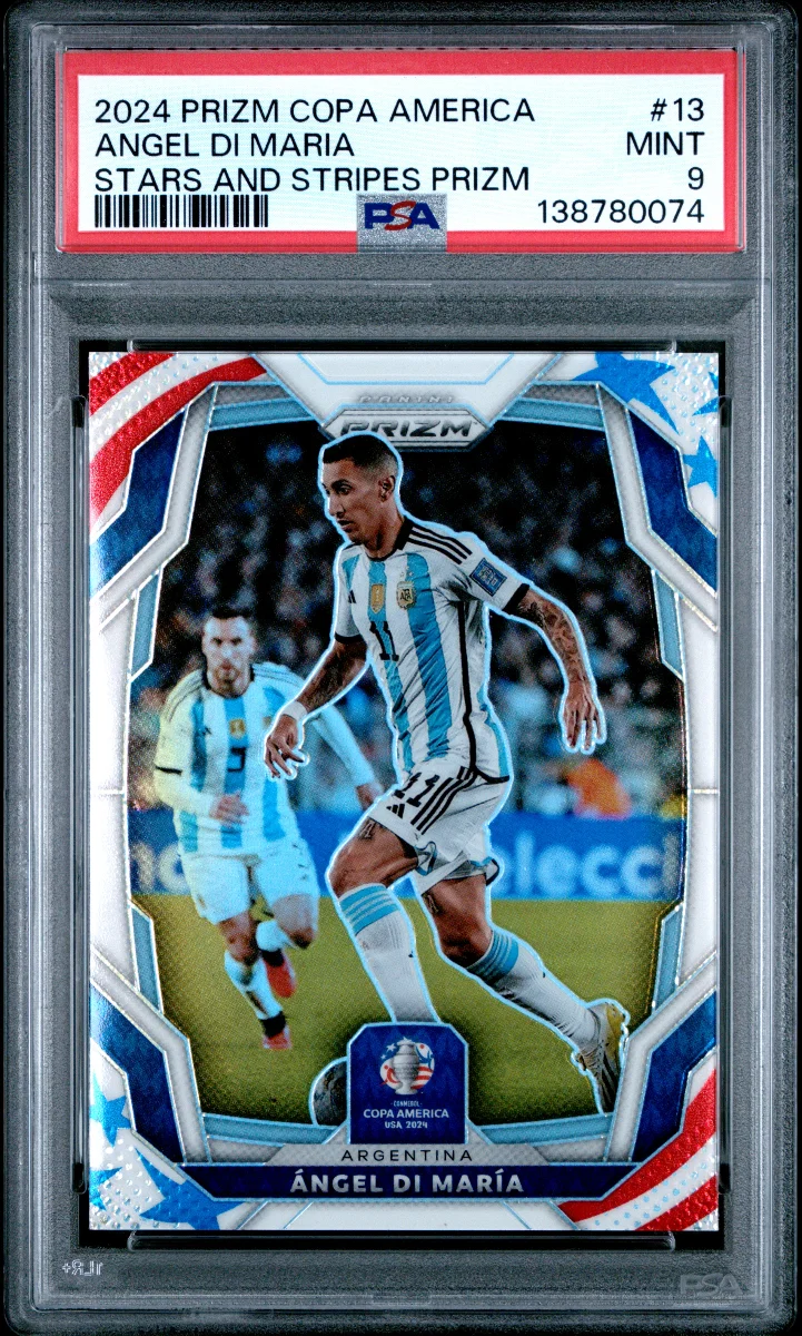 2024 Panini Prizm Copa America Prizms Stars and Stripes #13 Ángel Di María