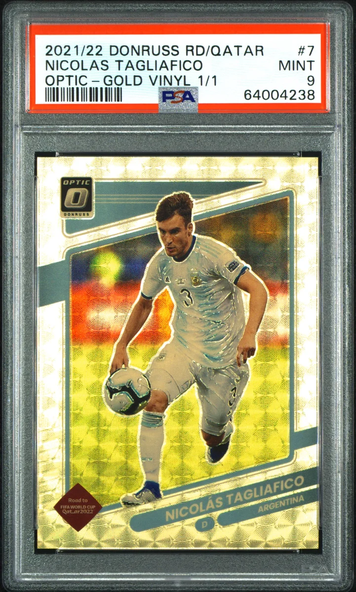 2021-22 Donruss Optic Gold Vinyl #7 Nicolás Tagliafico