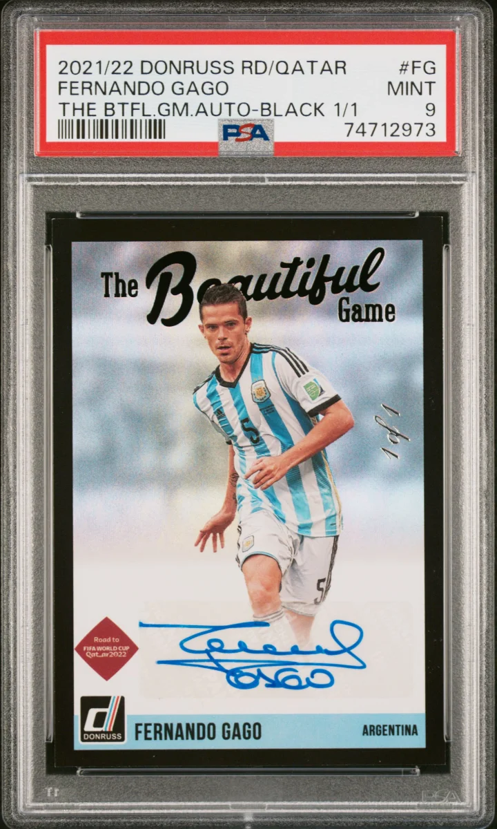 2021-22 Donruss Beautiful Game Autographs Black #BG-FG Fernando Gago