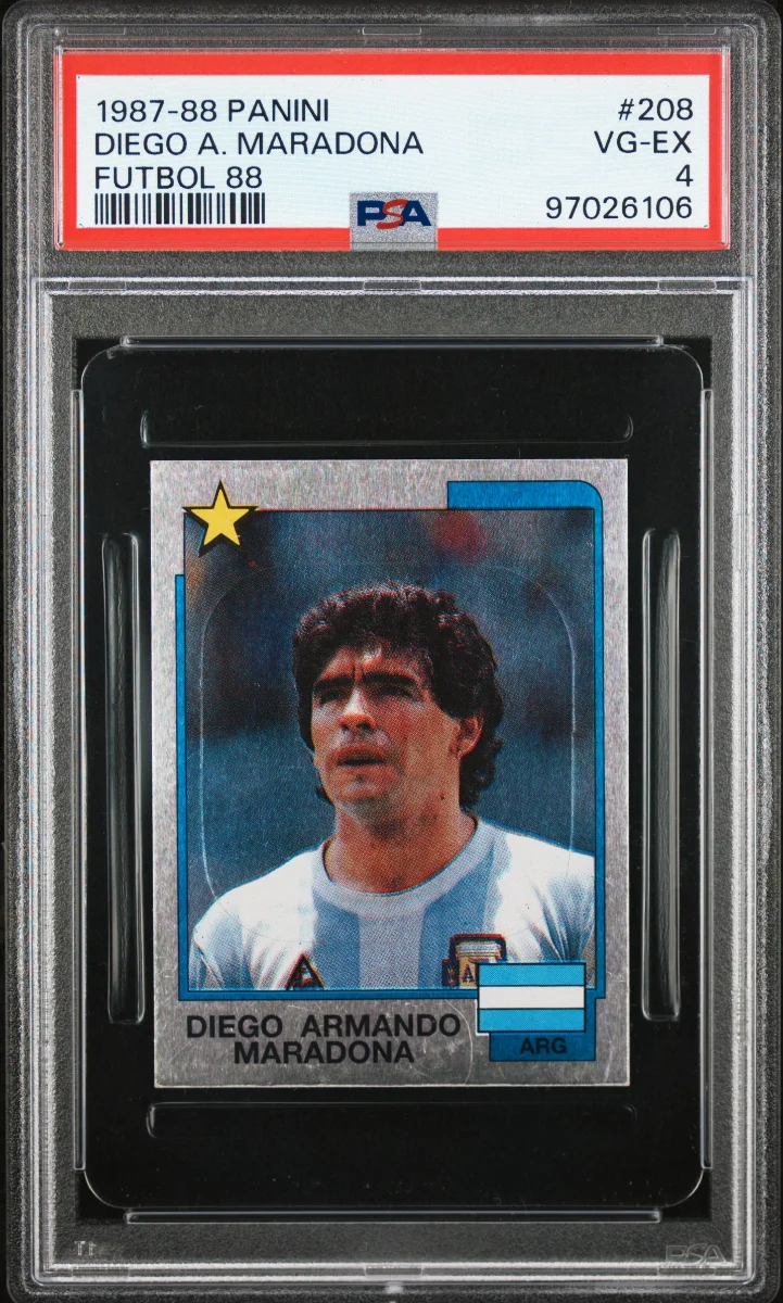 1987-88 Panini Fútbol 88 #208 Diego Maradona