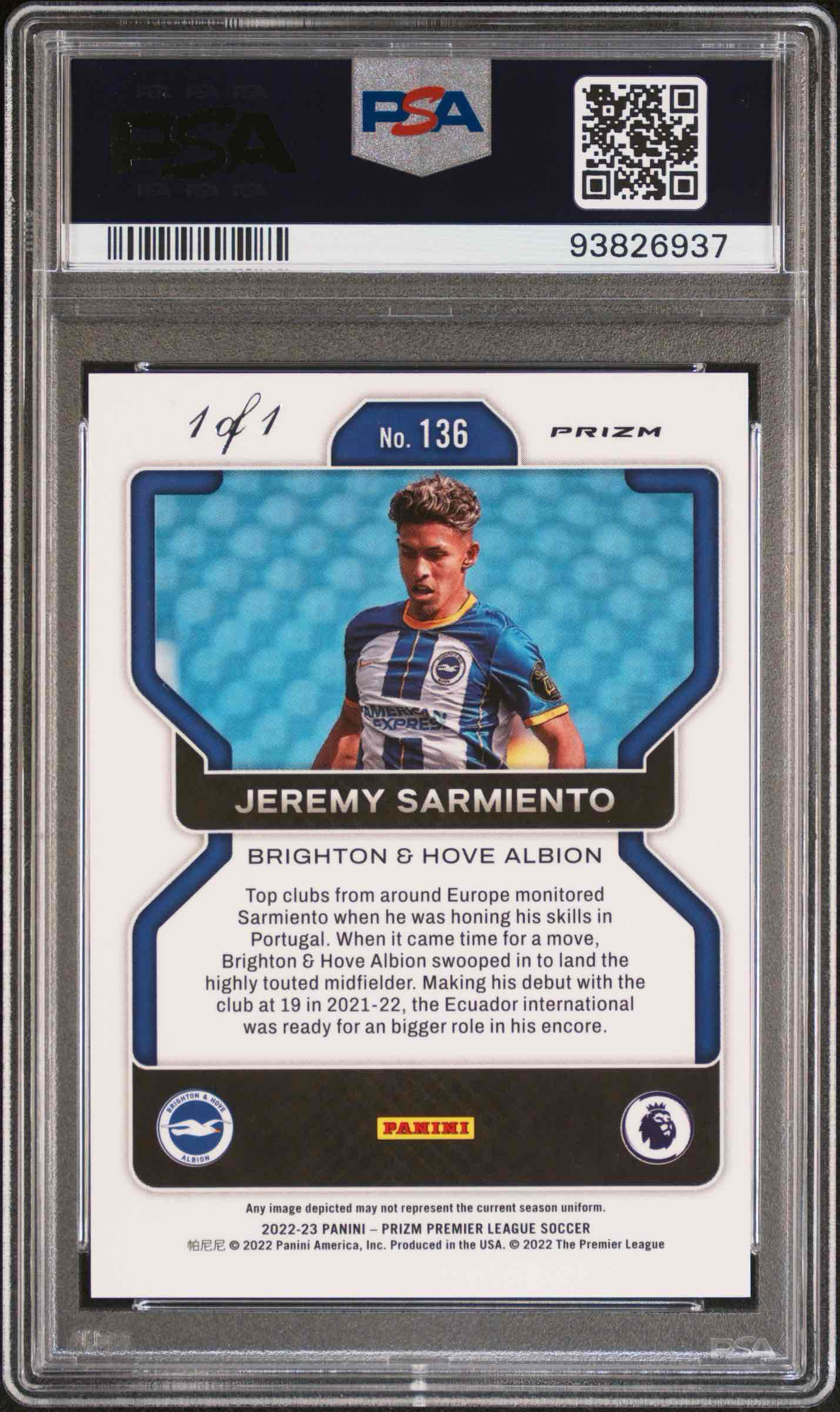 Jeremy Sarmiento  back