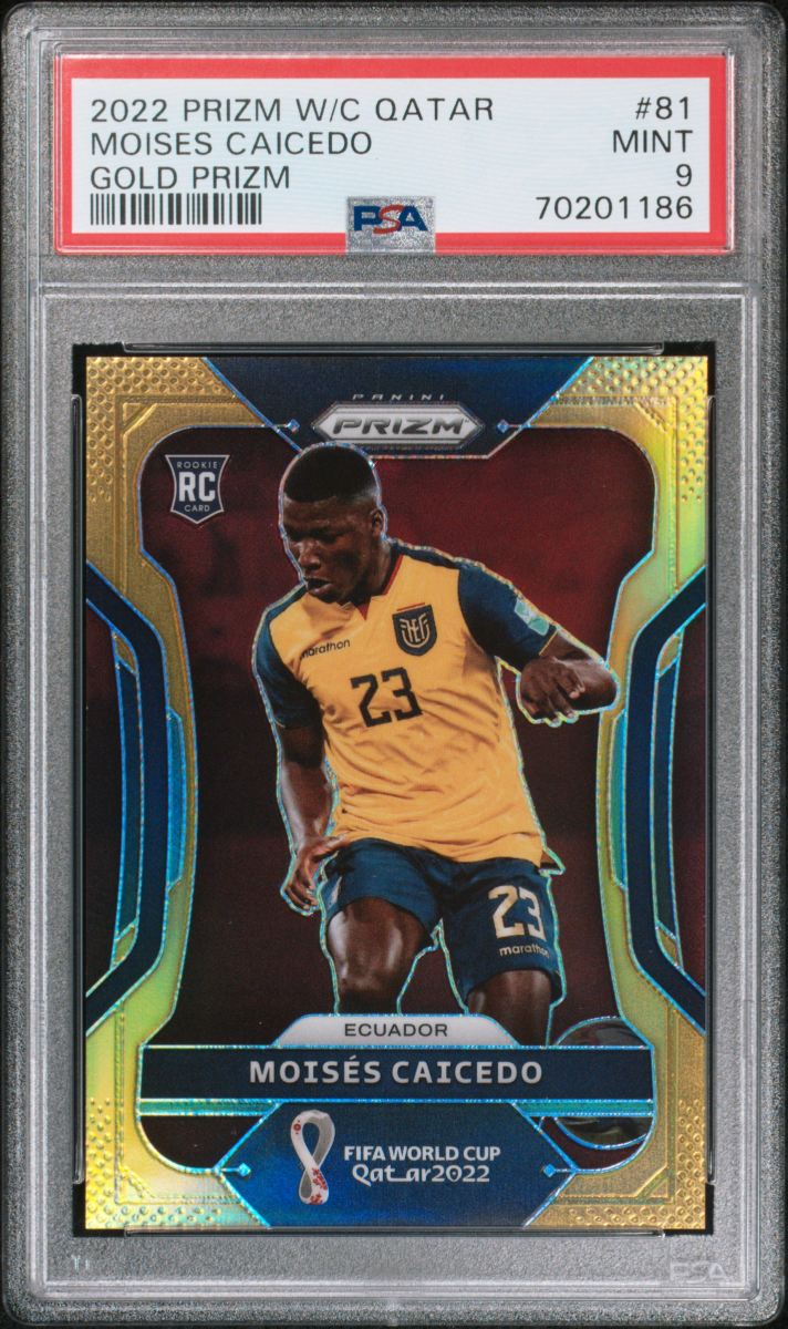 Moises Caicedo Gold Prizm 