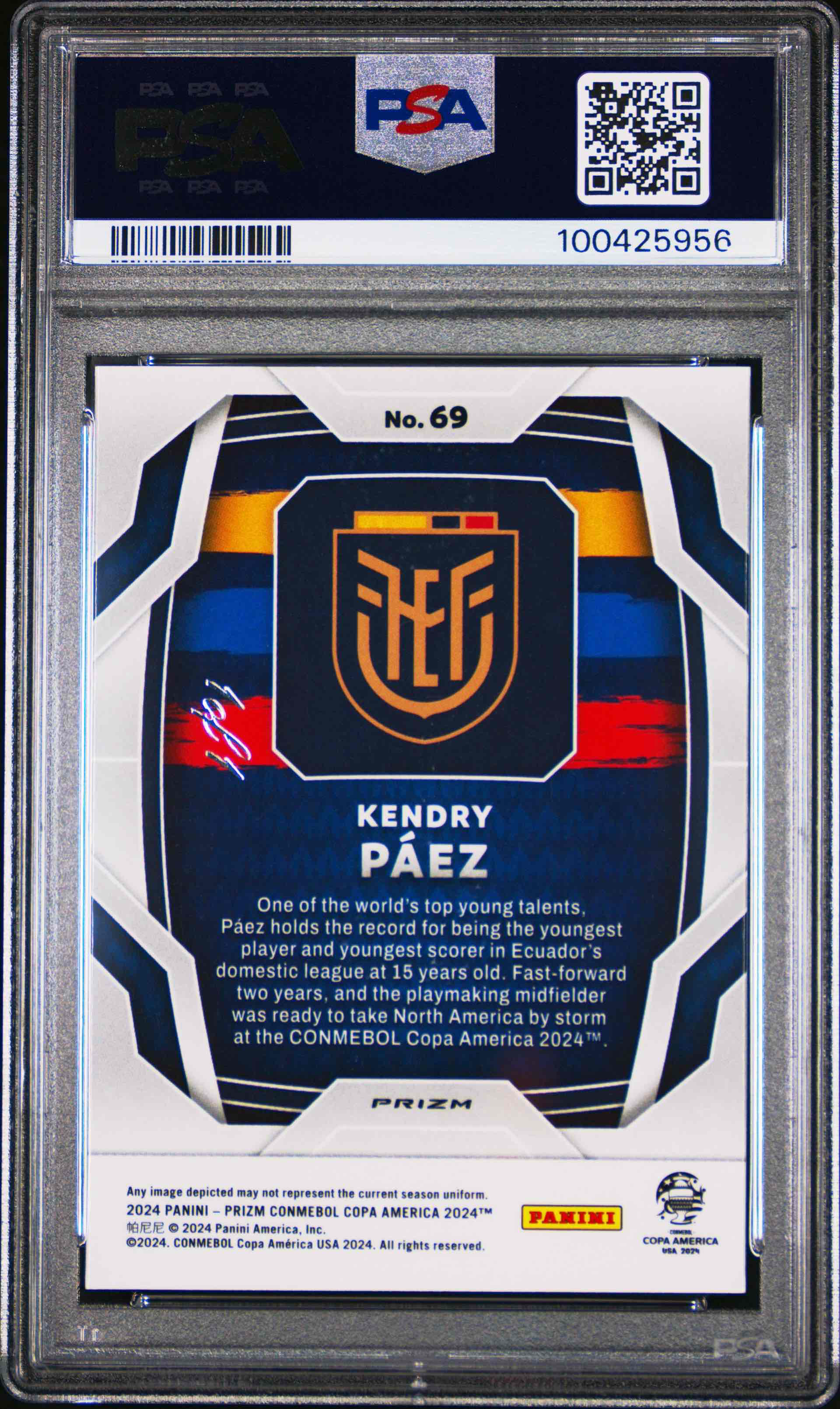 Kendry Paez 1/1 back