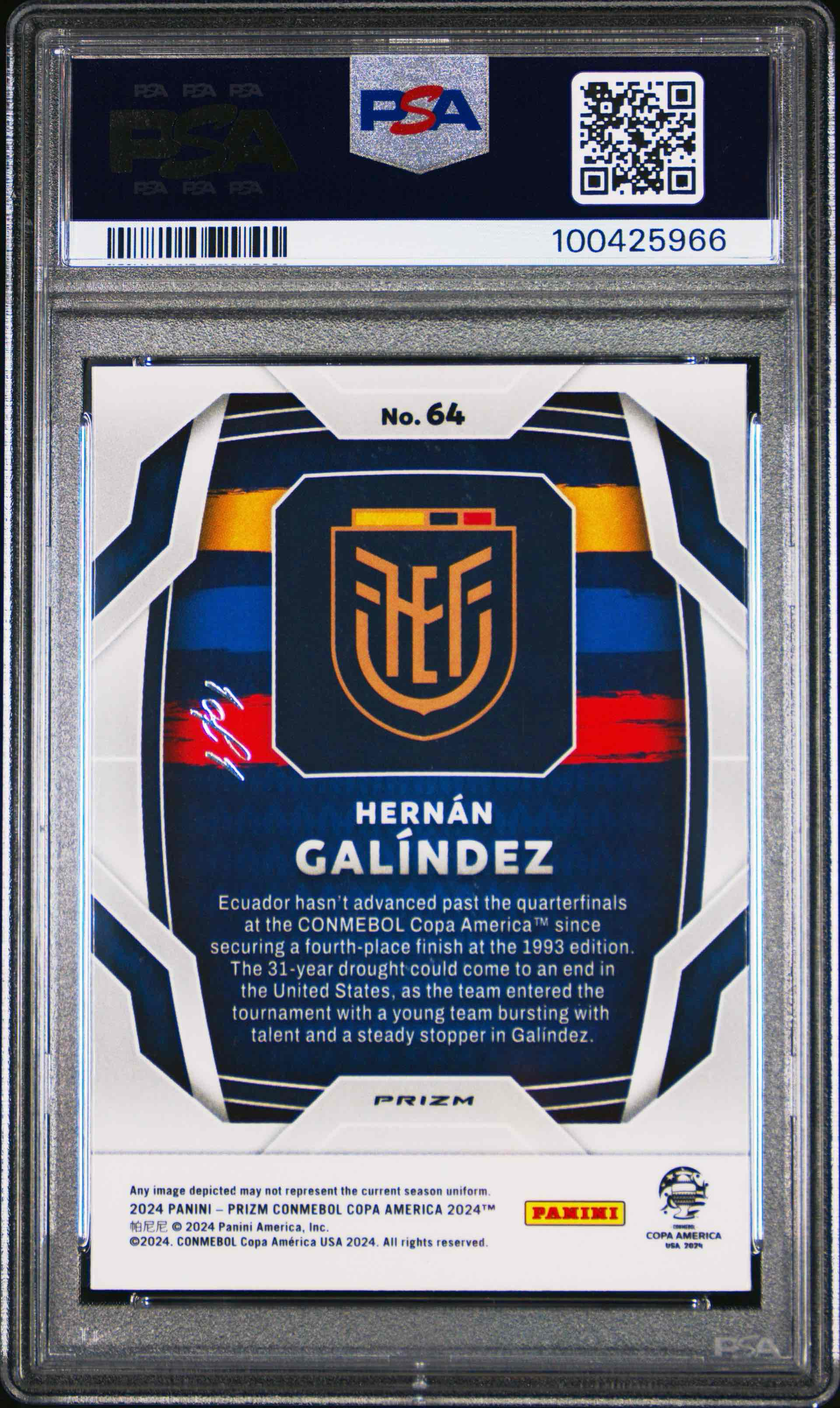 Hernan Galindez back