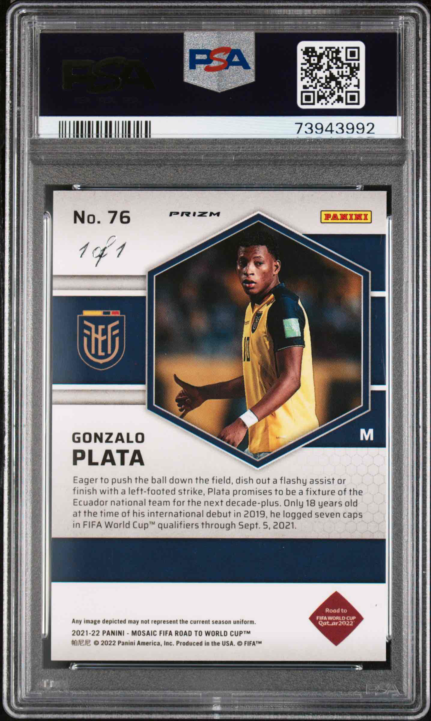 Gonzalo Plata Black Mosaic back