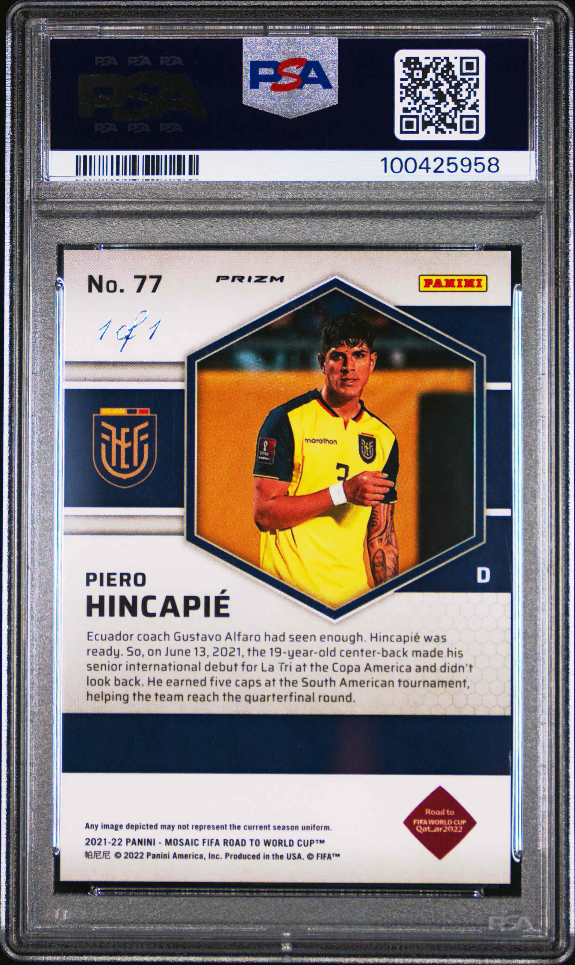 Piero Hincapie back