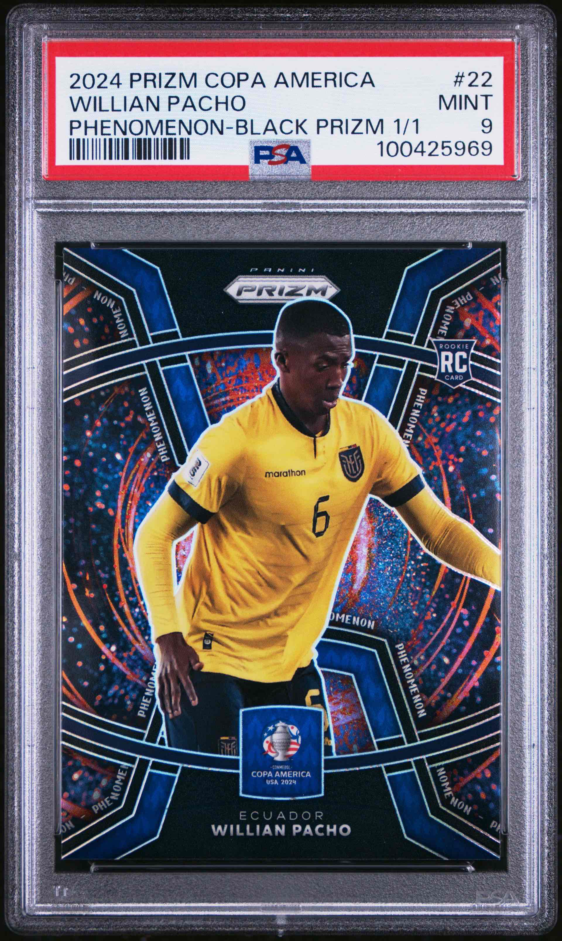 William Pacho Copa 1/1 Insert