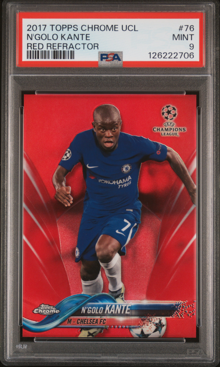 2017 Topps Chrome UCL N’golo Kante Red Refractor