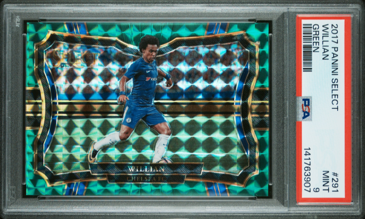 2017 Panini Select Willian Green Prizm 