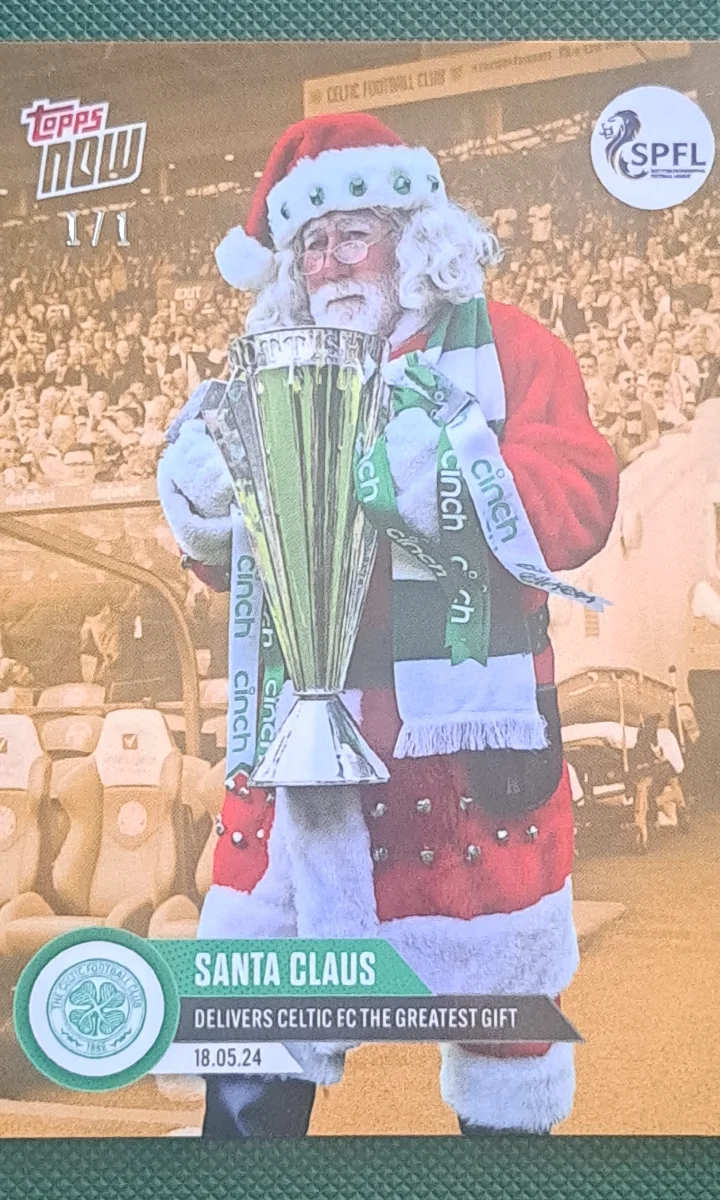 Santa Claus - Topps Now SPFL 2023/24 - 1/1 Gold