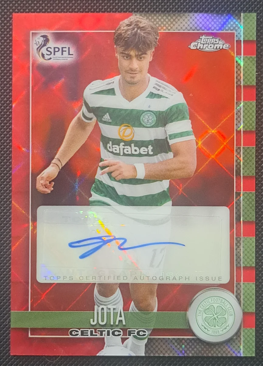 Jota - Topps SPFL Chrome 2022/23 - /5 Auto